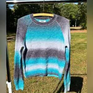 BB Dakota By Steve Madden Striped Ombre Sweater Wool Blend Size XS